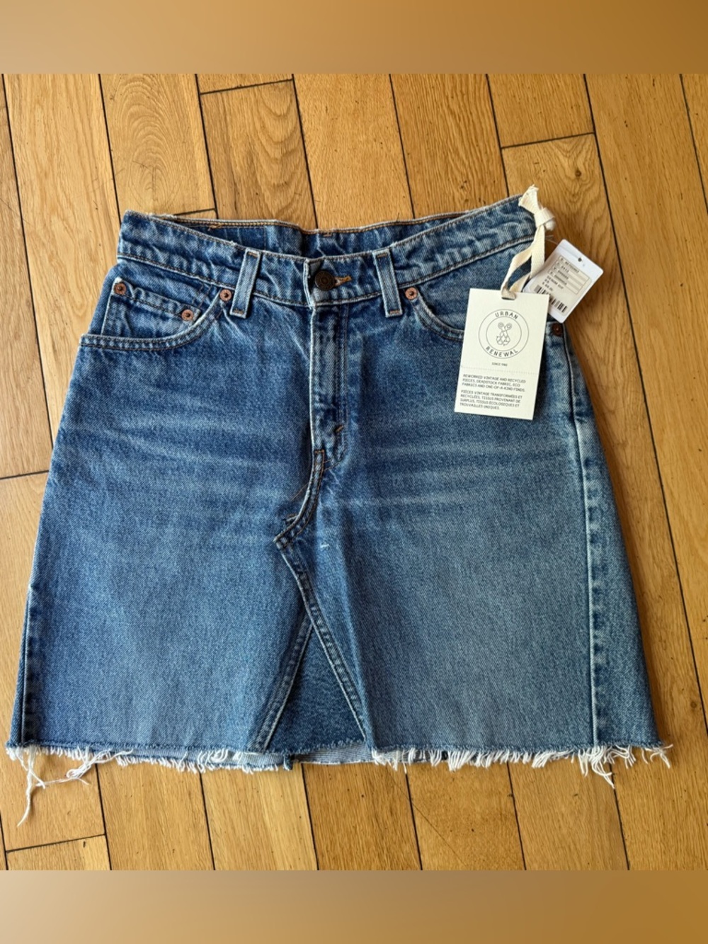 UO Urban Renewal Levi’s 517 denim skirt XS
